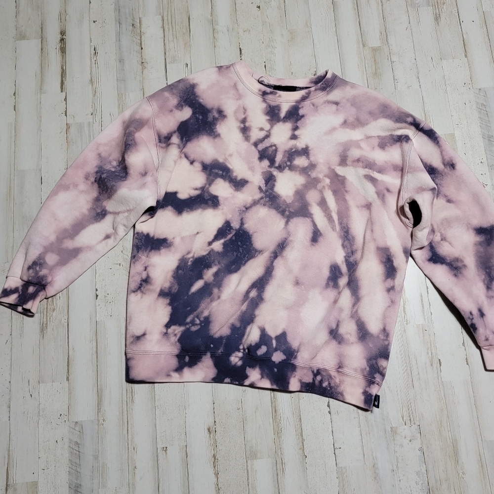 Y2K Adidas Crew Custom Bleach